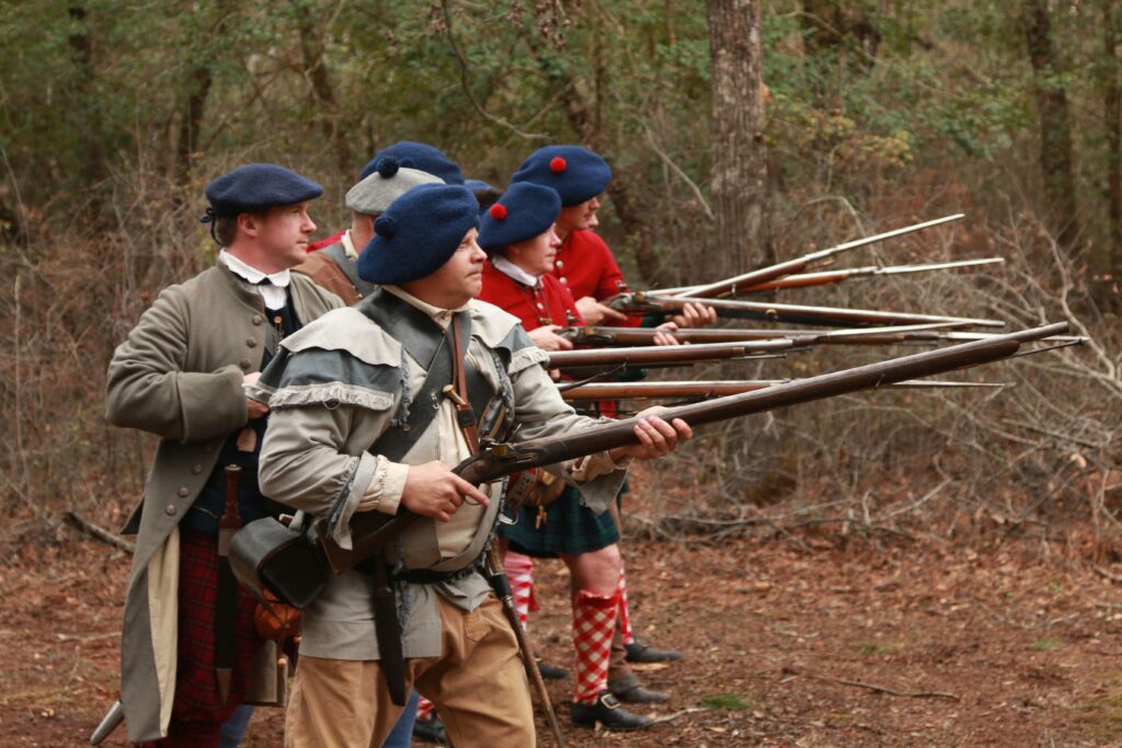 Friends of Moores Creek Battlefield Anniversary 250 years Rifle Team